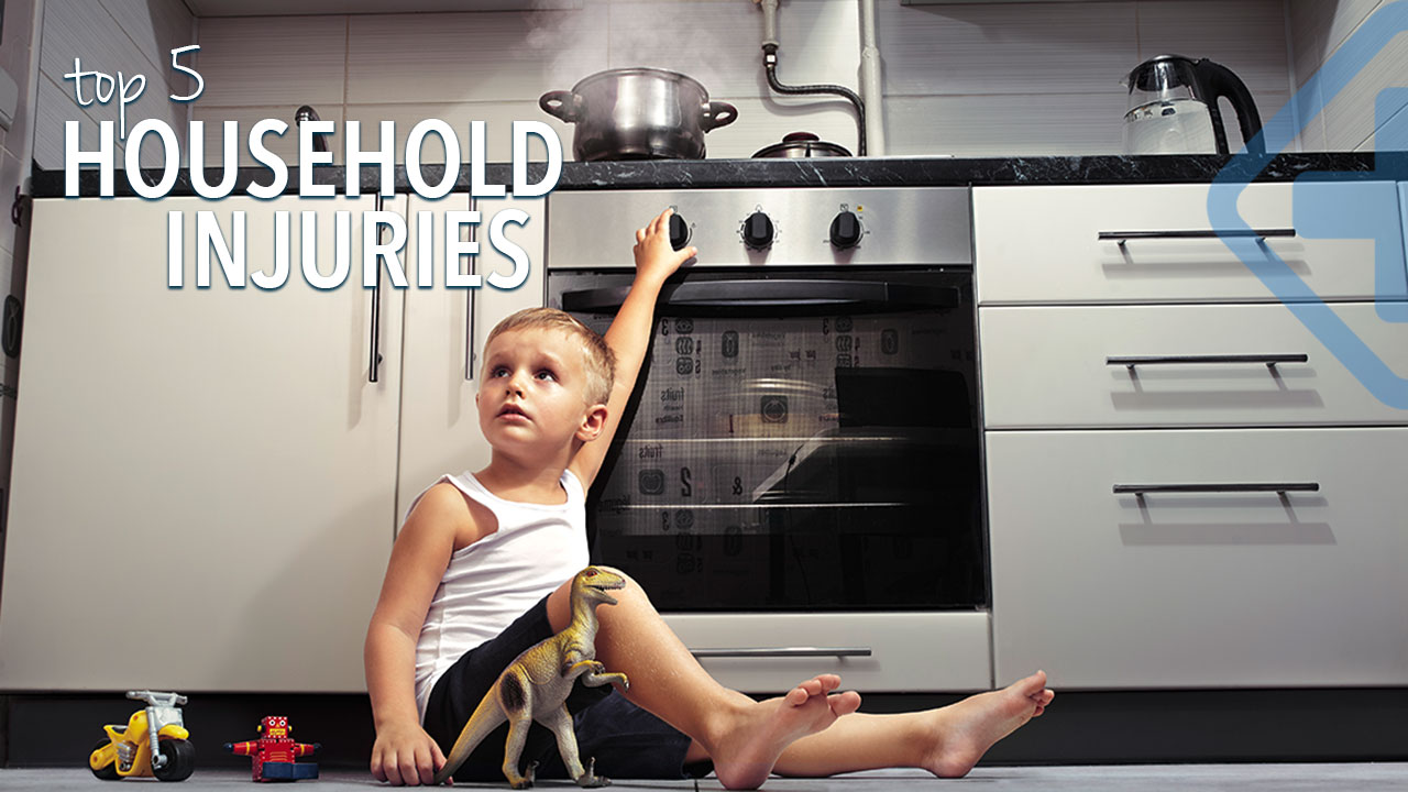 5 Common Household Accidents & Injuries,  and how to prevent them