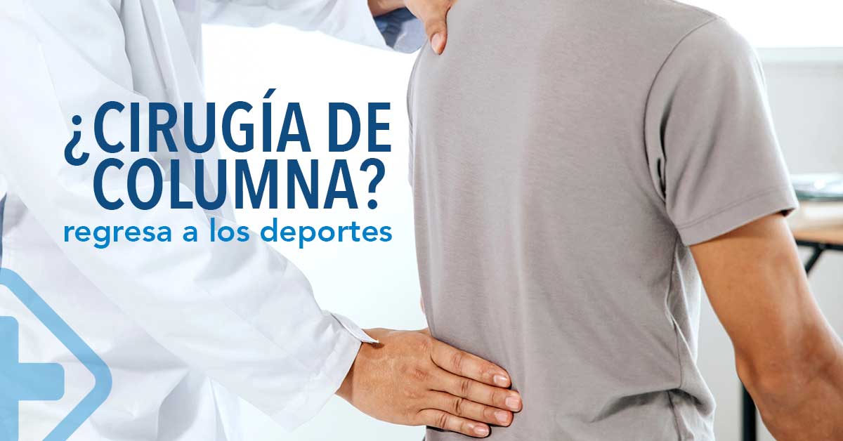 Cómo volver a los deportes después de una cirugía de columna vertebral